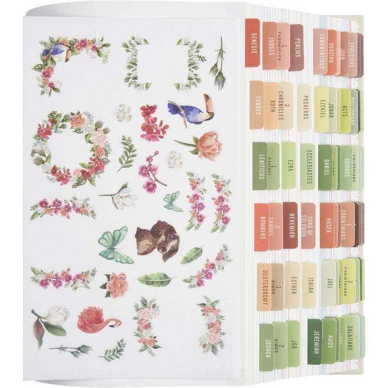- Tabs with Stickers Included, Laminated Tabs for Women and Men, Accessories and Study Supplies, Book Tabs and Sticker Labels Designed for Bibles (Cammo)