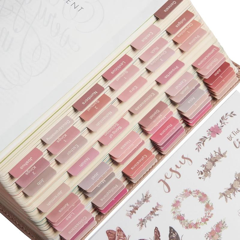 - Tabs with Stickers Included, Laminated Tabs for Women and Men, Accessories and Study Supplies, Book Tabs and Sticker Labels Designed for Bibles (Cammo)