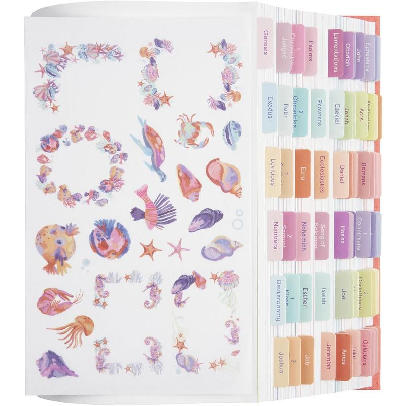 - Tabs with Stickers Included, Laminated Tabs for Women and Men, Accessories and Study Supplies, Book Tabs and Sticker Labels Designed for Bibles (Cammo)