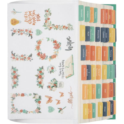 - Tabs with Stickers Included, Laminated Tabs for Women and Men, Accessories and Study Supplies, Book Tabs and Sticker Labels Designed for Bibles (Cammo)